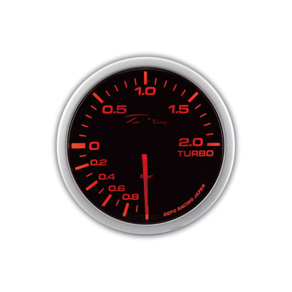 Depo Racing 52mm Boost Gauge 30Psi