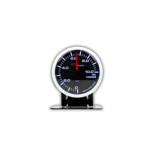 Depo Racing 52mm Oil Pressure Gauge 10 Bar