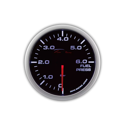 Depo Racing 52mm Fuel Pressure Gauge 6 Bar