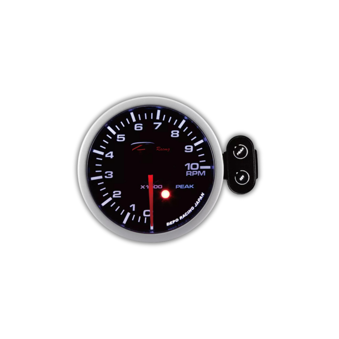 Depo Racing 52mm Led 10k Rpm Tachometer With Control Box
