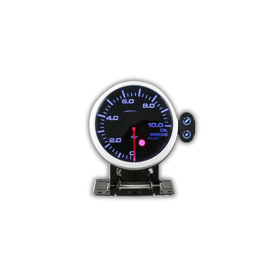 Depo Racing 52mm Oil Pressure Gauge Stepper Motor 10Bar