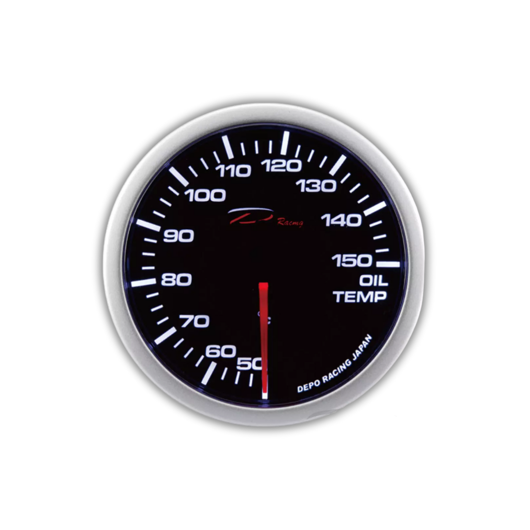 Depo Racing 52mm Oil Temperature Gauge 150˚C