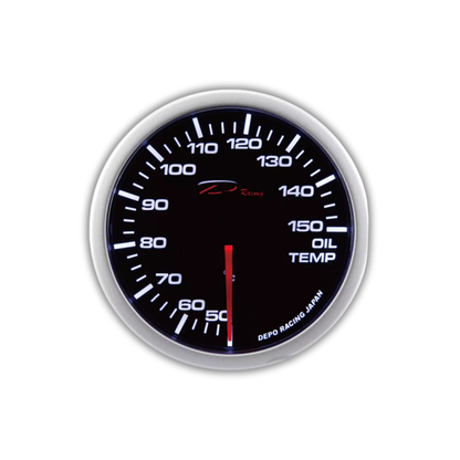 Depo Racing 52mm Oil Temperature Gauge 150˚C
