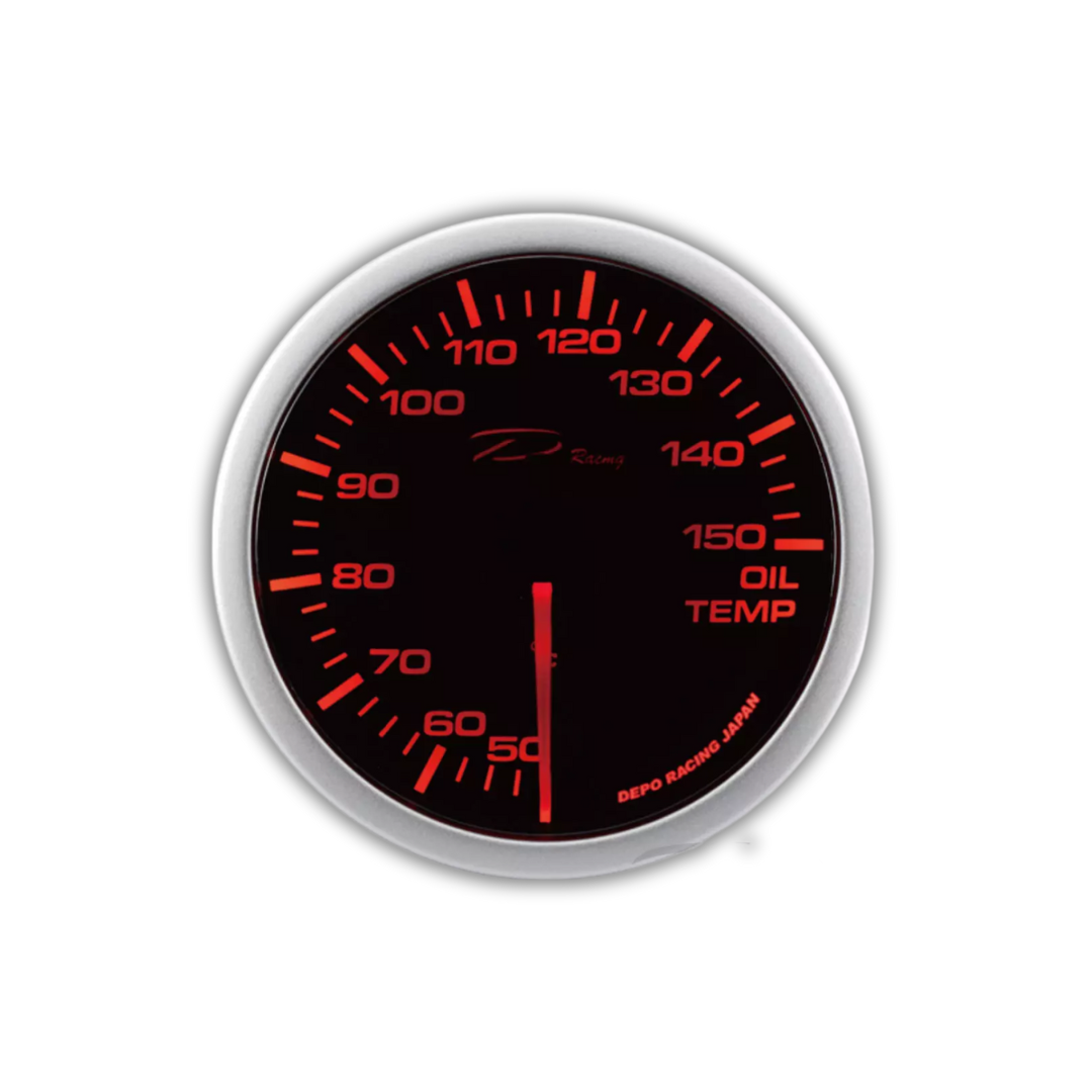 Depo Racing 52mm Oil Temperature Gauge 150˚C