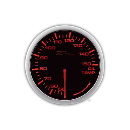 Depo Racing 52mm Oil Temperature Gauge 150˚C
