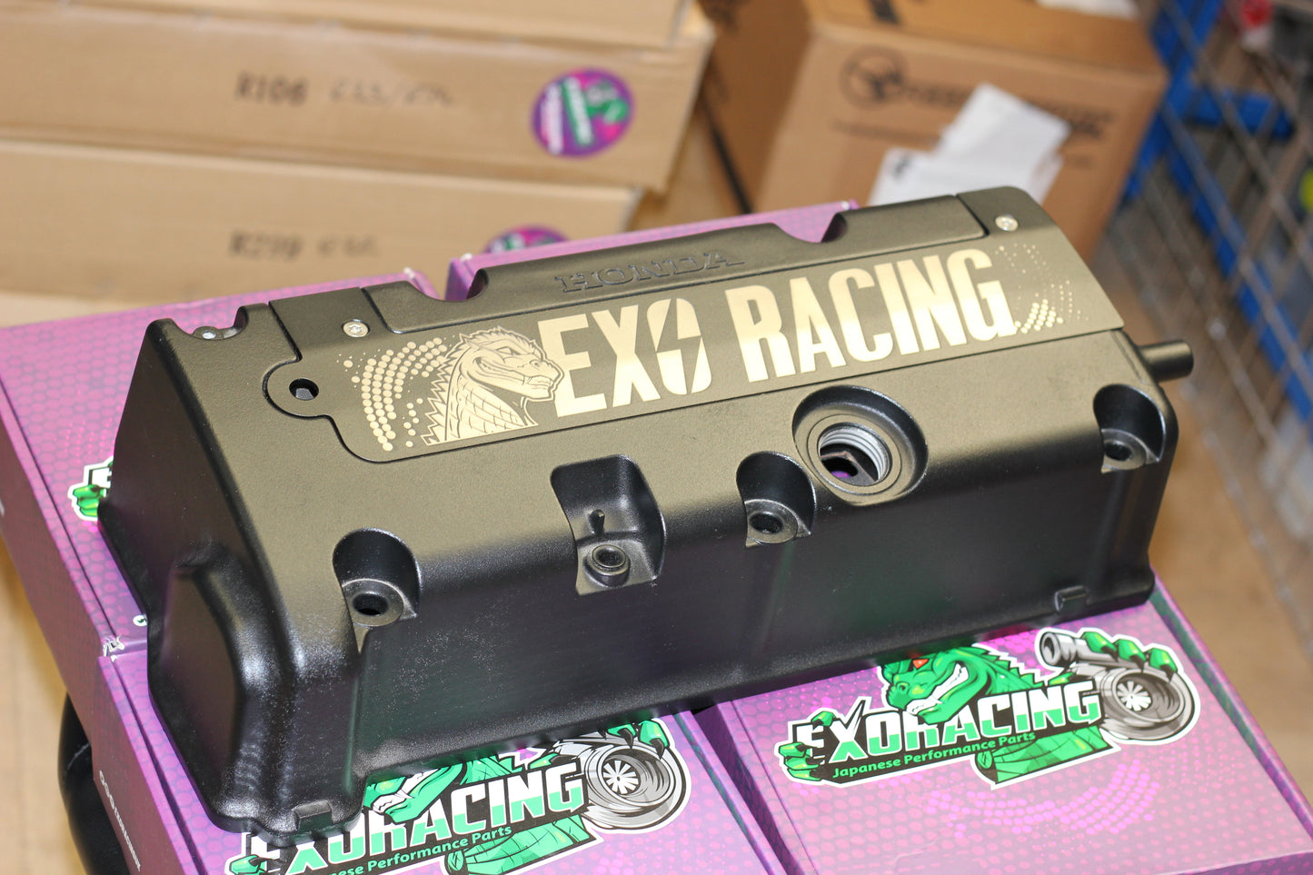 Exoracing Engraved Flush Spark Plug Cover For Honda K-Series