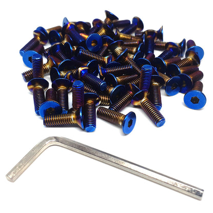 Exoracing Steering Wheel Bolts M5x20 Burnt Titanium x 6