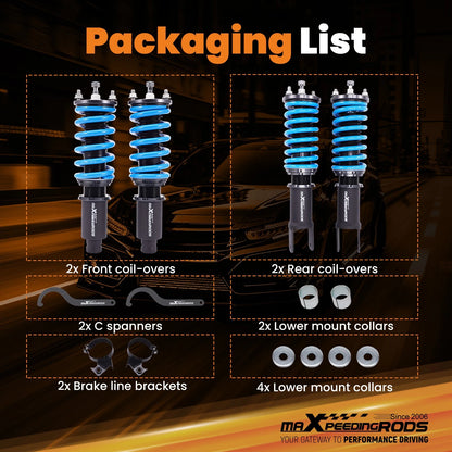 MaXpeedingRods T6 Coilovers Honda Civic EF Fork Type